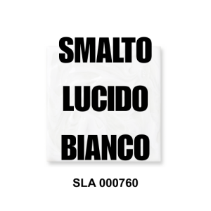 SLA 000760 smalto per ceramica bianco a finitura lucida idoneo MOCA alimentare Colorobbia ViErreBi Marostica