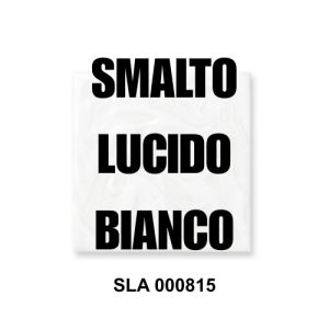 SLA 000815 smalto per ceramica bianco a finitura lucida idoneo MOCA alimentare Colorobbia ViErreBi Marostica