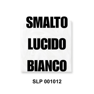 SLA 001012 smalto per ceramica bianco a finitura lucida utilizzabile anche come smalto per vetro idoneo MOCA alimentare Colorobbia ViErreBi Marostica